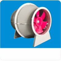 玻璃鋼鼓式斜流風機